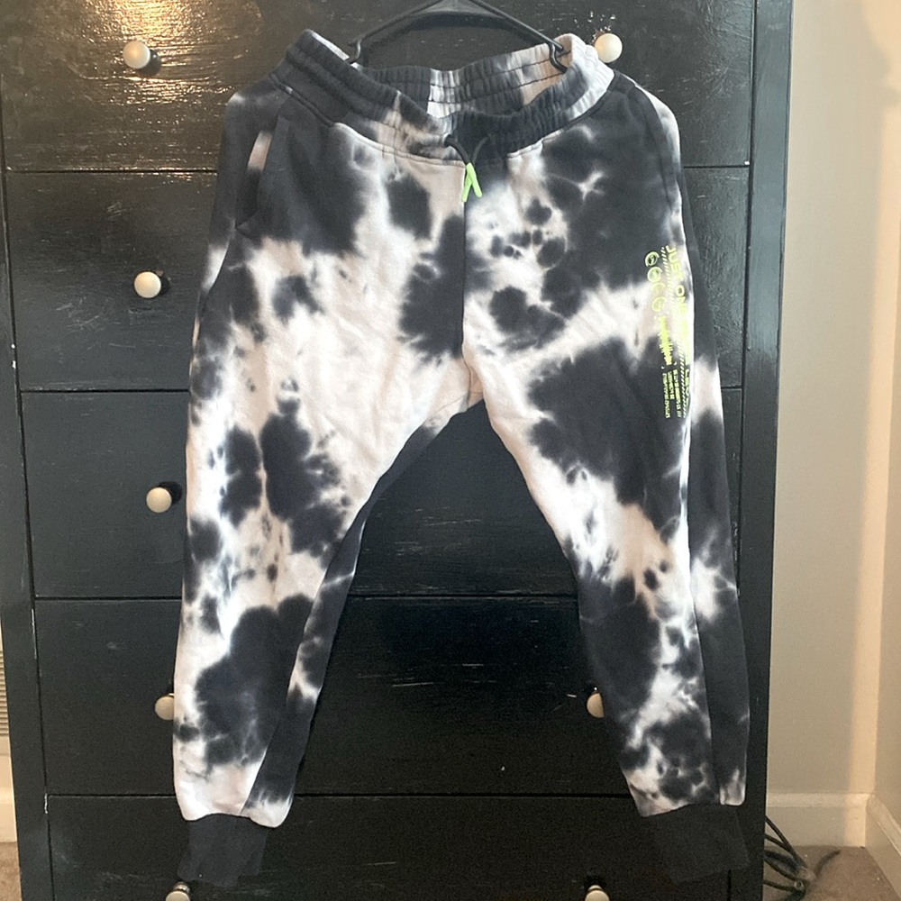 H&M Tie Dye Gamer Joggers, Size 16